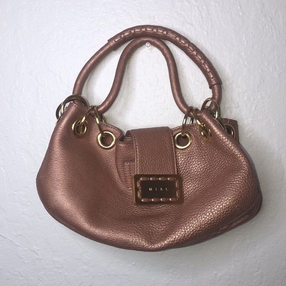 MIAL Metallic Pink Leather Bag - Picture 3 of 7